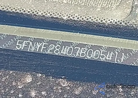 2007 Honda Pilot Ex z USA, uszkodzony, nr VIN 5FNYF28407B005411